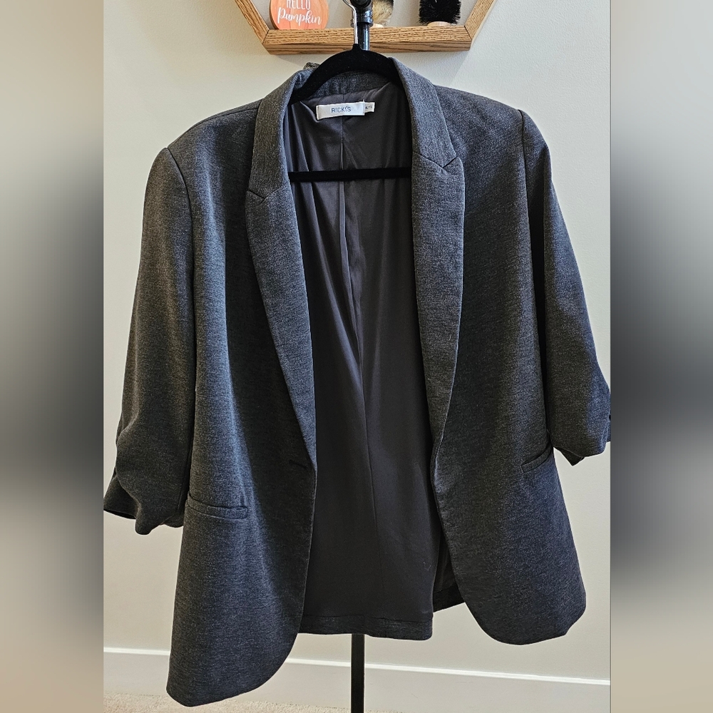 Ricki's Grey Blazer – XL